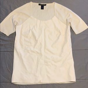 Dual fabric Ashley Stewart Blouse